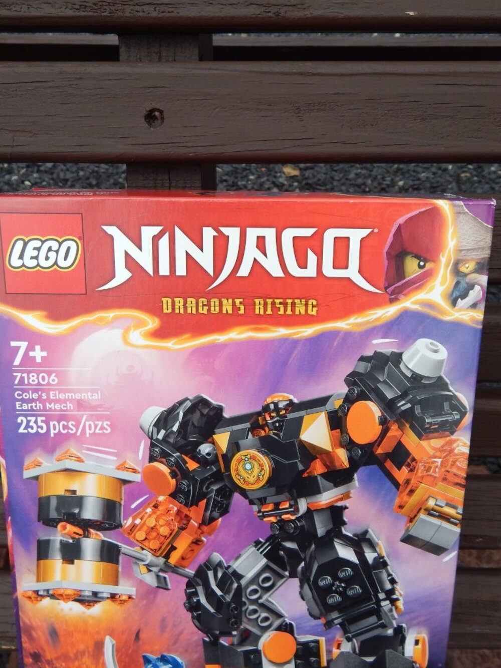 LEGO NINJAGO Dragons Rising Cole’s Elemental Earth Mech 71806 235pcs NEW - Picture 2 of 5